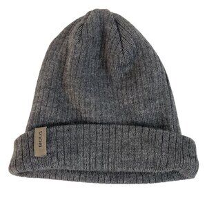 Bula Gray Merino Wool Acrylic Beanie Snowboarding Skiing